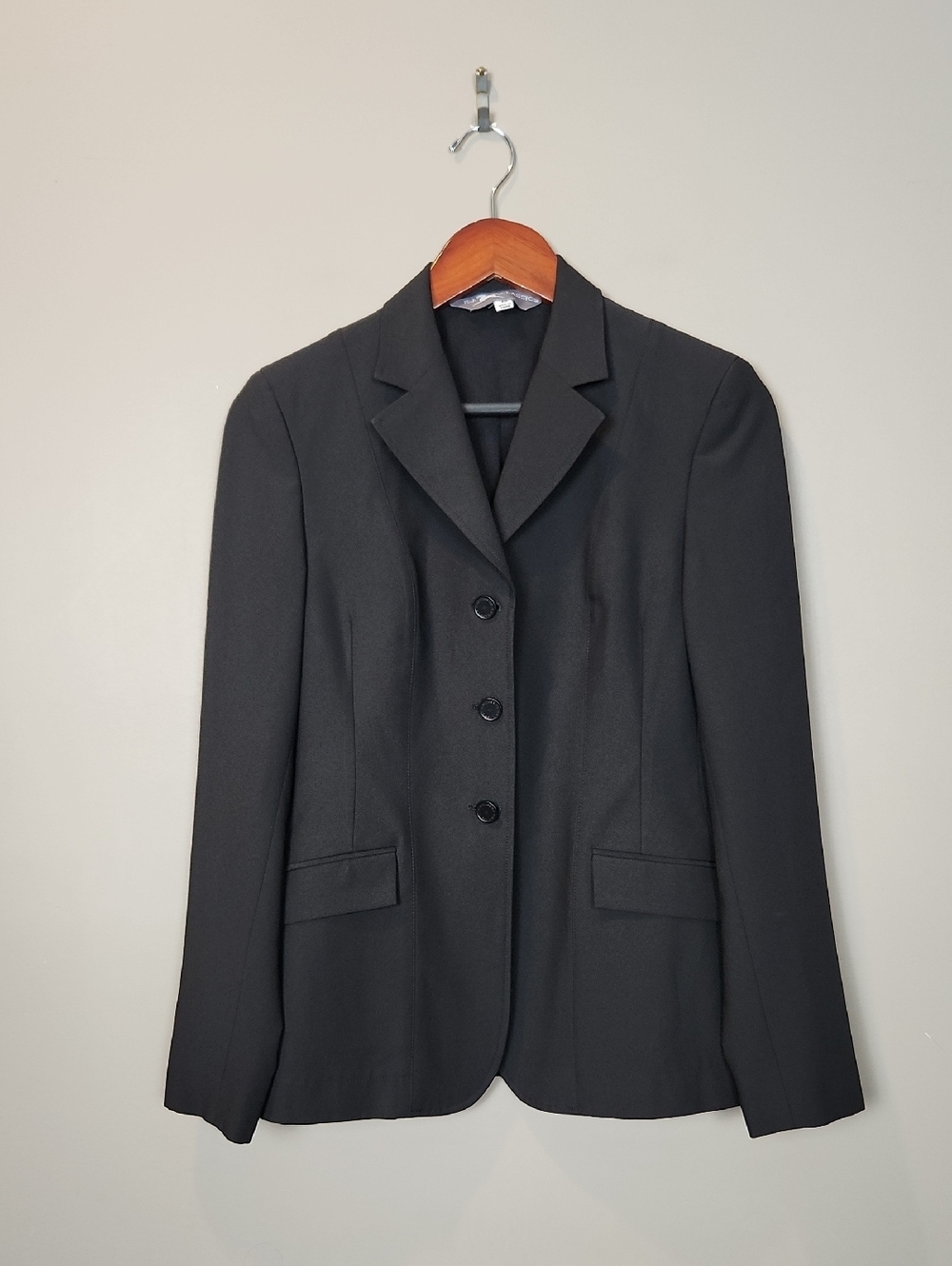 RJ Classics Ladies Skylar 37.5 Grey Label Show Coat Black Size 4R
